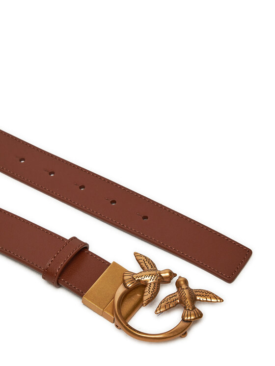 PINKO Moteriškas Diržas Pinko Love Berry H3 Belt . AI 24-25 PLT01 100125 A1Z6 Ruda