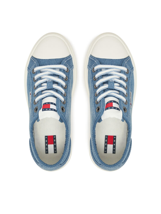 Tommy Jeans Sneakers Tommy Jeans Tjw Foxing Flatform Lc EN0EN02736 Albastru