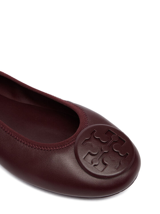 Tory Burch Балетки Tory Burch Reva 174536 Бордовий