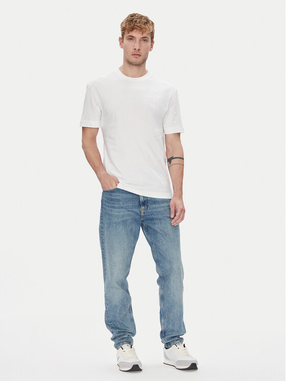 Calvin Klein Calvin Klein Marškinėliai K10K112749 Balta Comfort Fit