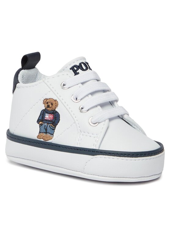 Polo Ralph Lauren Sneakersy Polo Ralph Lauren RL100690 Biela