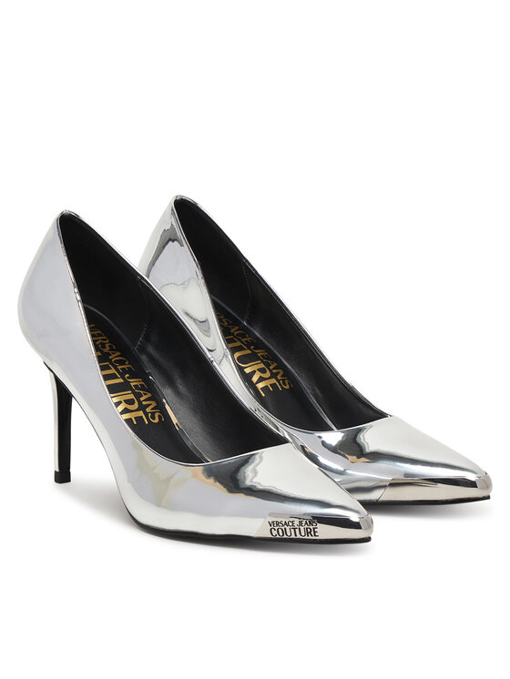 Versace Jeans Couture Туфлі на шпильці Versace Jeans Couture 80VA3S50 ZS406 900 Срібний
