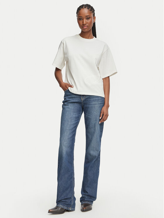 HUGO HUGO Camiseta Duslant 50570677 Blanco Oversize