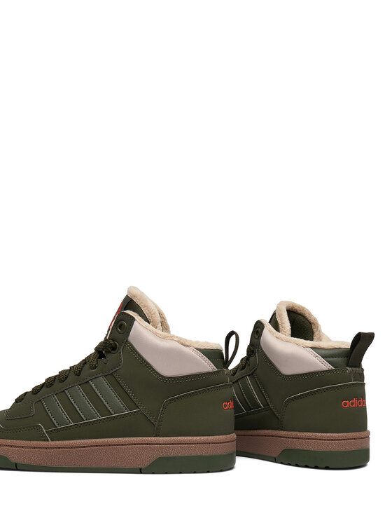 adidas Sneakersy adidas Rapid Court Mid Winterized Shoes KI6325 Zelená