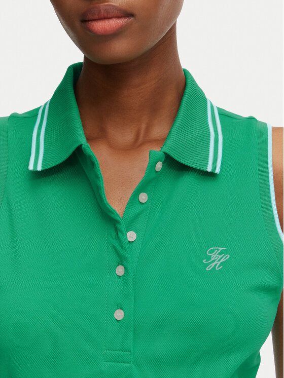 Tommy Hilfiger Tommy Hilfiger Polo 1985 WW0WW49561 Verde Slim Fit