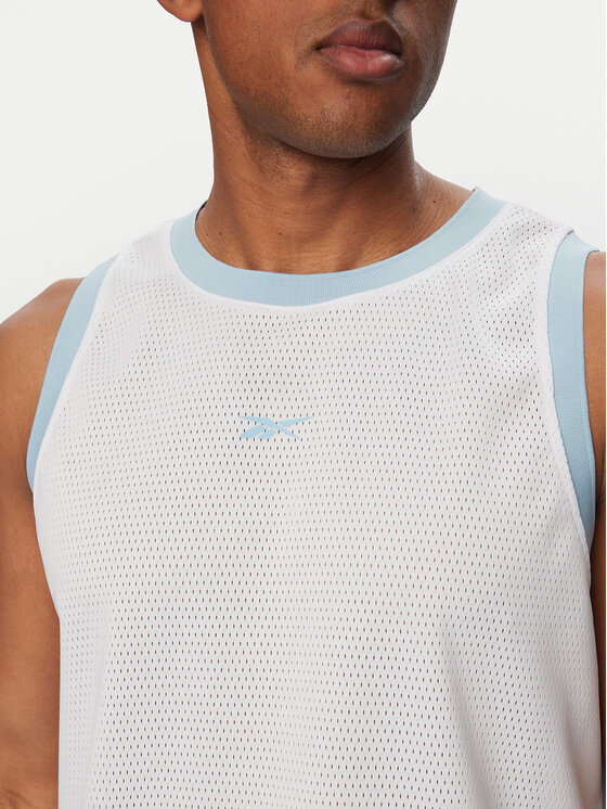 Reebok Reebok Camiseta sin mangas Michał RK25880CCM Blanco Regular Fit