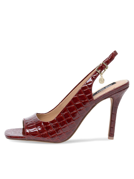 Nine West Sandali Nine West FF-1065 Rdeča