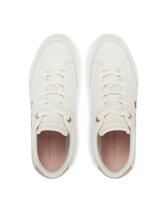 Tommy Hilfiger Tenisice Tommy Hilfiger Essential Chic Court Sneaker FW0FW08322 Bijela