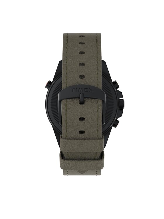 Timex Часовник Timex Tide-Temp-Compass 43mm Eco-Friendly Strap TW2V21800 Черен