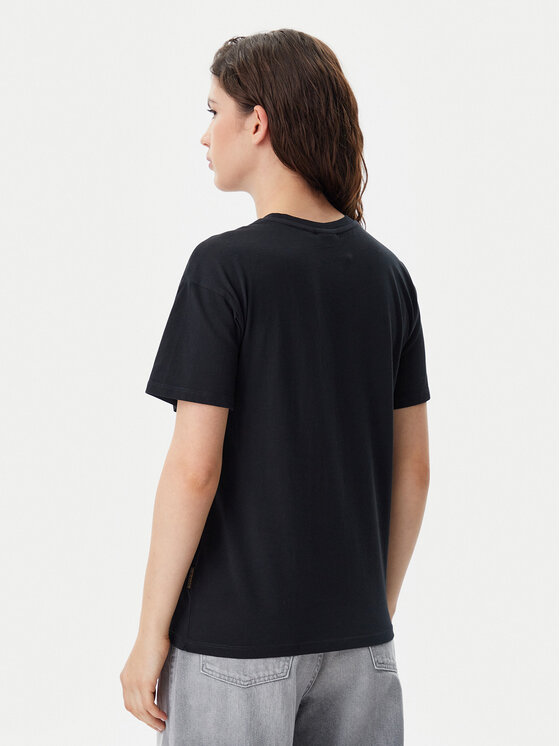 Napapijri Napapijri Футболка S-Nina NP0A4H87 Чорний Regular Fit