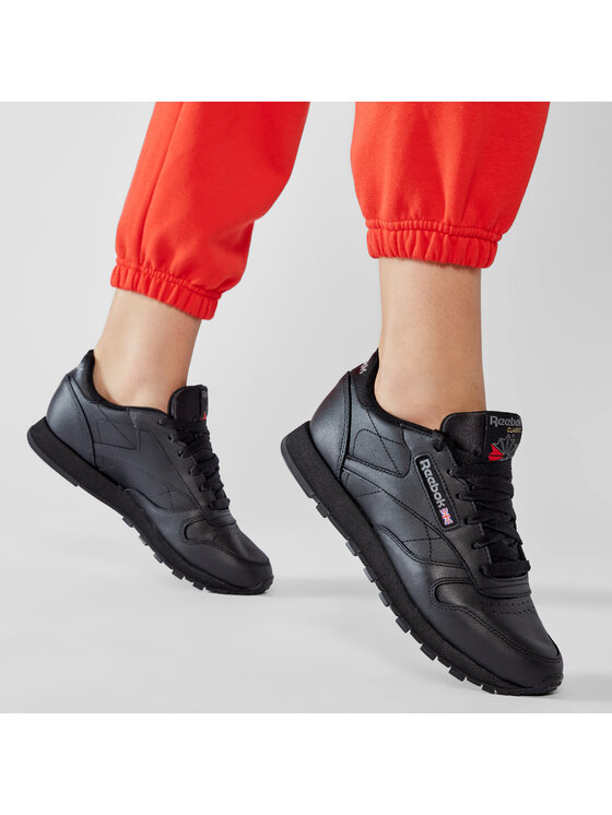 Reebok Snīkeri Reebok Classic Leather 3912 Melns