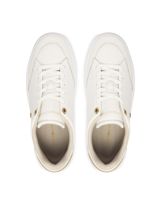 Tommy Hilfiger Sneakers Tommy Hilfiger Th Chic Cupsole FW0FW09106 Écru