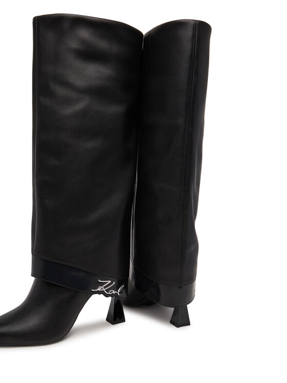 KARL LAGERFELD Чоботи KARL LAGERFELD KL32081 Чорний