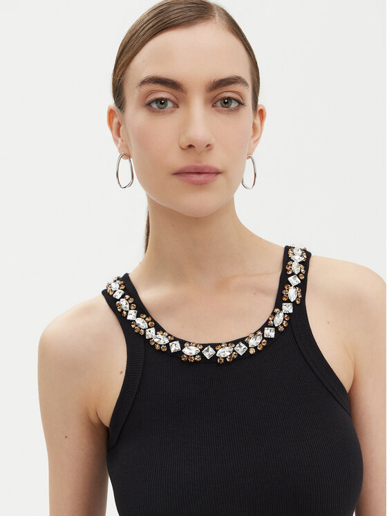 PINKO PINKO Топ 105378 A2P9 Чорний Regular Fit