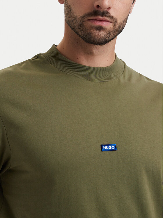HUGO HUGO Camiseta Nieros 50509991 Verde Regular Fit