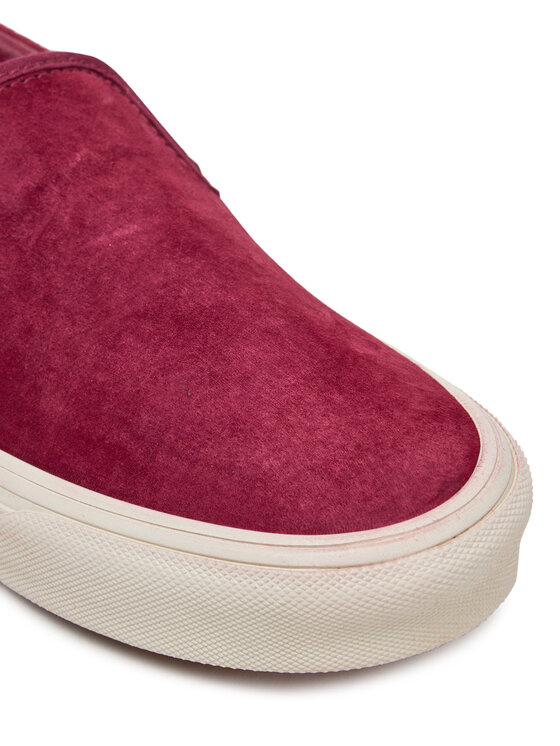 Vans Zapatillas de tenis Vans Classic Slip-On VN000D6YZCF1 Guinda/burdeos