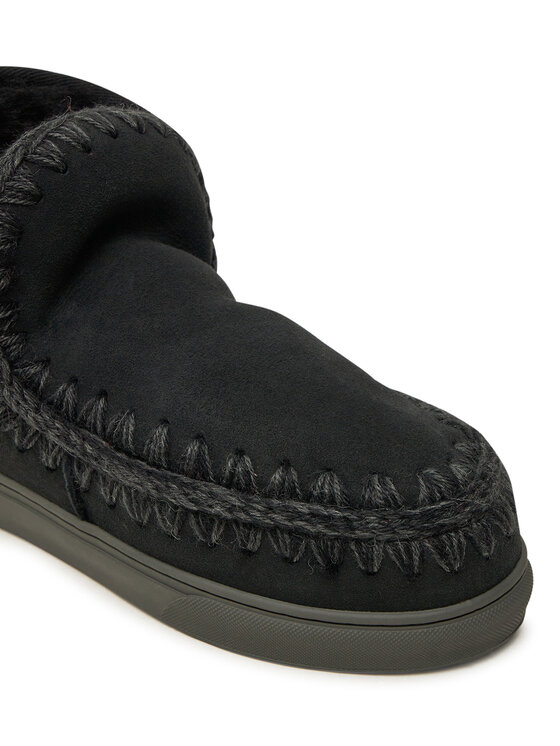 Mou Snehule Mou Eskimo Sneaker Big Metal Logo FW111008A Čierna