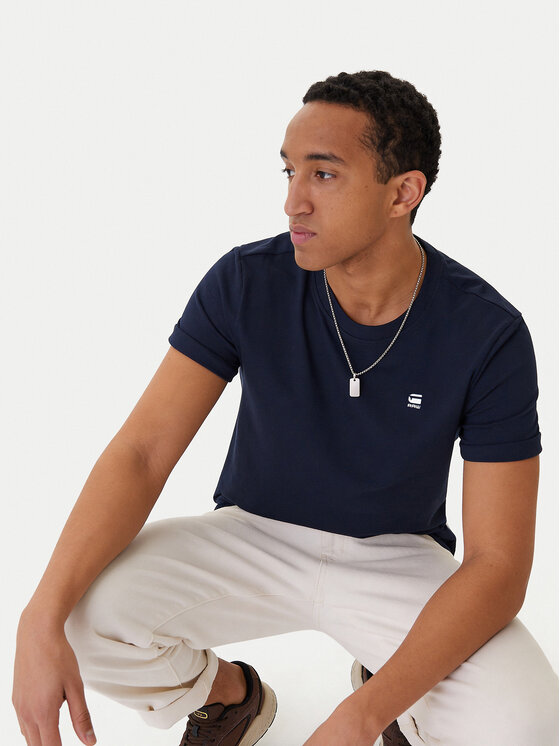 G-STAR G-Star Raw Футболка Lash R T D16396-2653-B111 Cиній Regular Fit