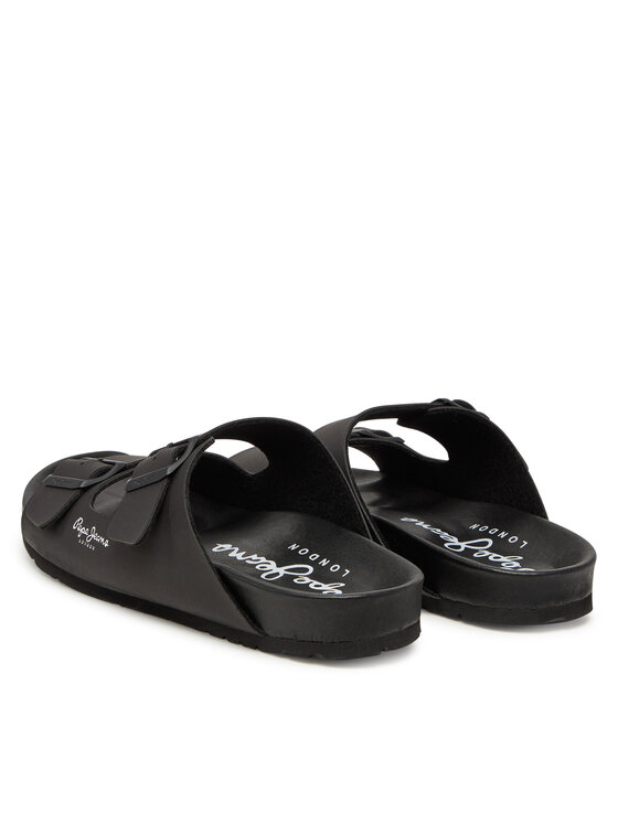 Pepe Jeans Чехли Pepe Jeans PMS90101 Черен