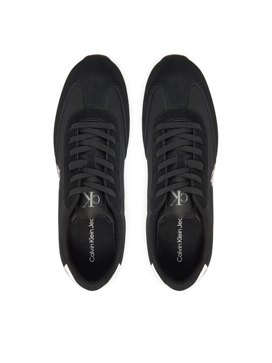 Calvin Klein Jeans Tenisice Calvin Klein Jeans Runner Laceup Mg Nylon Mix YW0YW01828 Crna