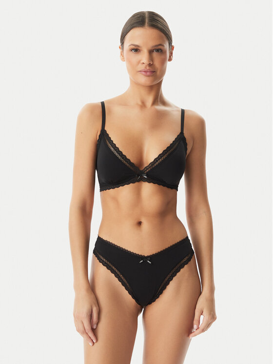 HUGO HUGO Bralette Unique 50545720 Negro