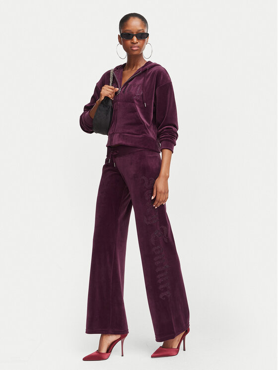 Juicy Couture Juicy Couture Pantalones de chándal Old Gothic JCWBJ226334 Violeta Regular Fit