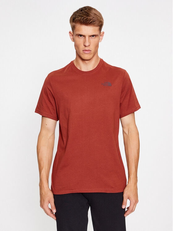 The North Face The North Face Marškinėliai Redbox Celebration NF0A7X1K Ruda Regular Fit