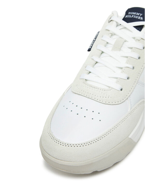 Tommy Hilfiger Сникърси Tommy Hilfiger Retro Runner Mix Rwb FM0FM05371 Бял