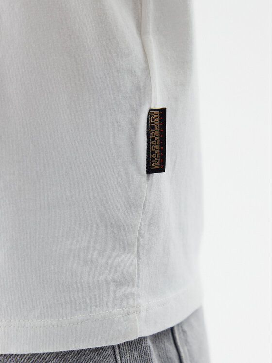 Napapijri Napapijri Camiseta S-Nina NP0A4H87 Blanco Regular Fit