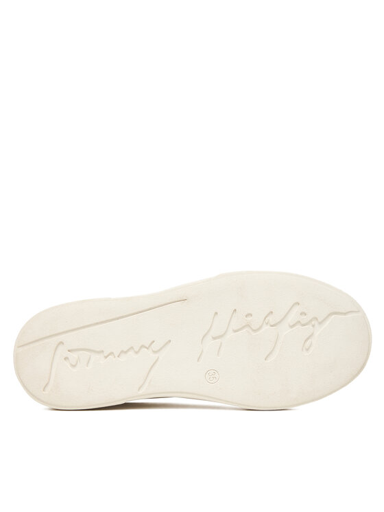 Tommy Hilfiger Sneakersy Tommy Hilfiger Low Cut Sneaker T3A9-33983-1355 D Bílá