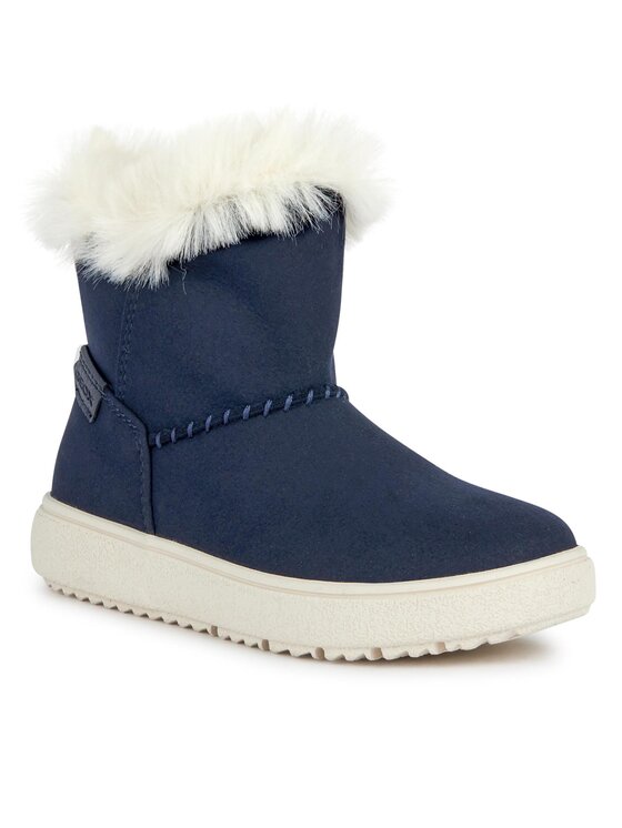 Geox Kozaki Geox J Theleven Girl J36HUD 000AU C4021 M Granatowy