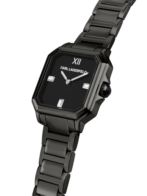 KARL LAGERFELD Hodinky KARL LAGERFELD R0553102504 Čierna