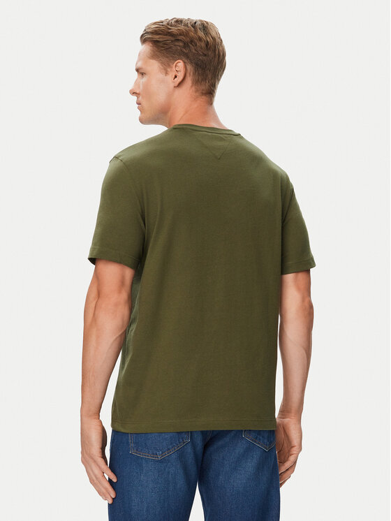 Tommy Hilfiger Tommy Hilfiger Camiseta Ess Seasonal MW0MW39995 Caqui Regular Fit