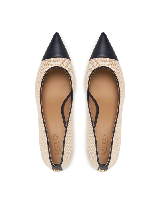 LAUREN RALPH LAUREN Pantofi cu toc subțire LAUREN RALPH LAUREN 802P10395002 Bej