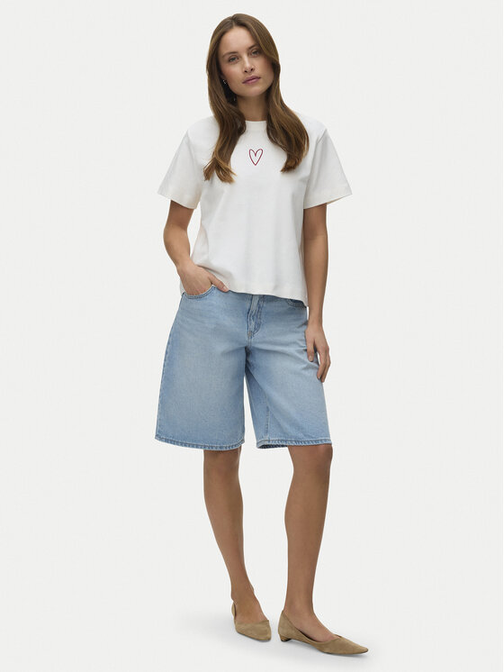 Vero Moda Vero Moda Camiseta Sara 10311633 Blanco Regular Fit