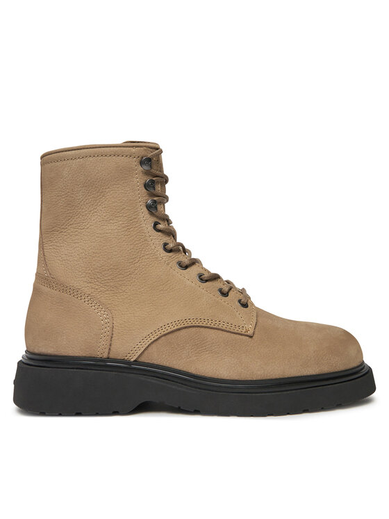 Calvin Klein Šnurovacia obuv Calvin Klein HM0HM01576 Béžová