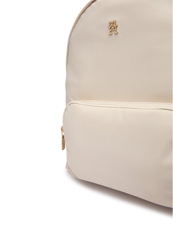 Tommy Hilfiger Batoh Tommy Hilfiger Popette Dome Backpack AW0AW17939 Krémová