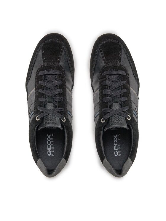 Geox Sneakersy Geox U Wells C U52T5C 022ME C9B4N Černá