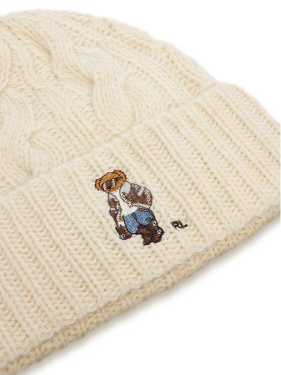 Polo Ralph Lauren Berretto Polo Ralph Lauren 455P23848001 Crema