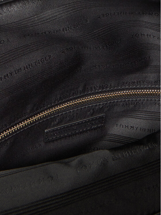 Tommy Hilfiger Kabelka Tommy Hilfiger Th Logotape AW0AW17692 Čierna