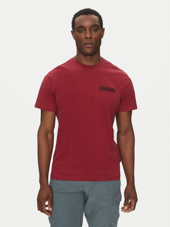 Napapijri Napapijri Футболка S-Vignoni NP0A4ILX Червоний Regular Fit