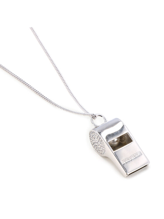 Zadig & Voltaire Naszyjnik Zadig & Voltaire Whistle Necklace OWJW00034 Srebrny