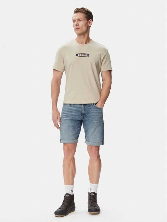 G-STAR G-Star Raw Τζιν σορτσάκια 3301 D10481-C051 Μπλε Regular Fit
