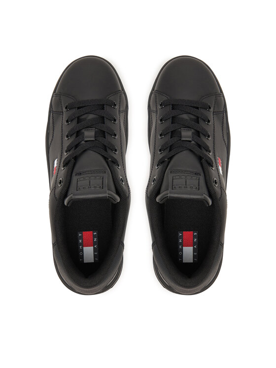 Tommy Jeans Αθλητικά Tommy Jeans Platform Logo Sneaker EN0EN02961 Μαύρο