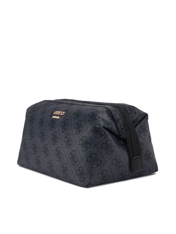 Guess Τσαντάκι καλλυντικών Guess Adrian Logo Travel TWNB21 68851 Σκούρο γκρι