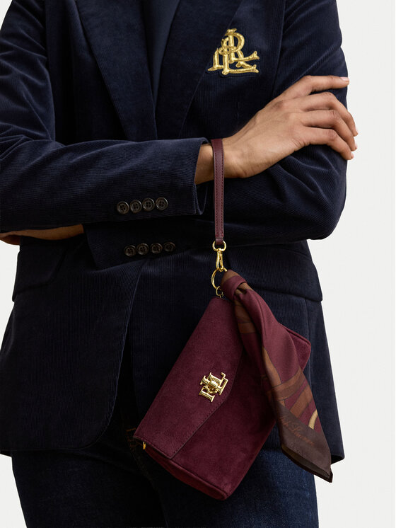 LAUREN RALPH LAUREN Torebka LAUREN RALPH LAUREN 432P18554002 Bordowy