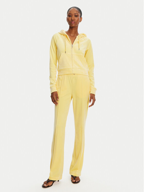Juicy Couture Juicy Couture Παντελόνι φόρμας Tina JCAPW045 Κίτρινο Regular Fit