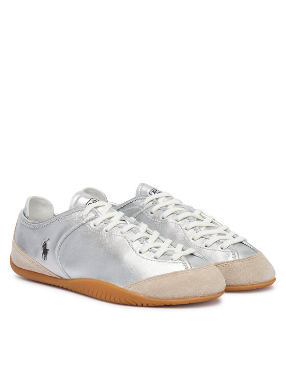 Polo Ralph Lauren Sneakersy Polo Ralph Lauren Lw Prfl Drv Sk 804P18220001 Strieborná