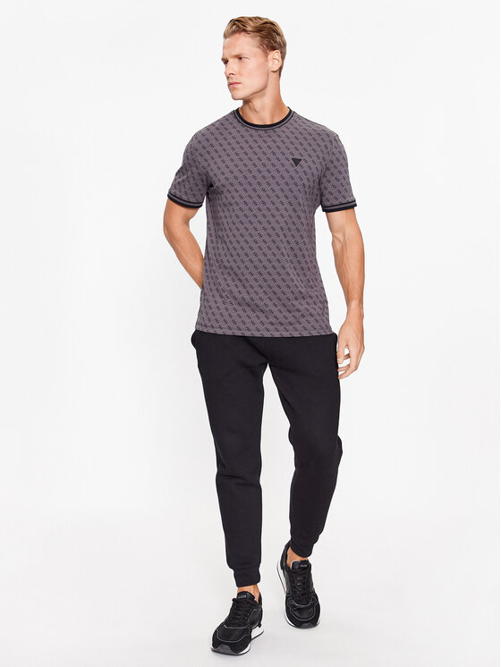 Guess Guess Футболка Marshall Z2YI05 J1314 Чорний Regular Fit