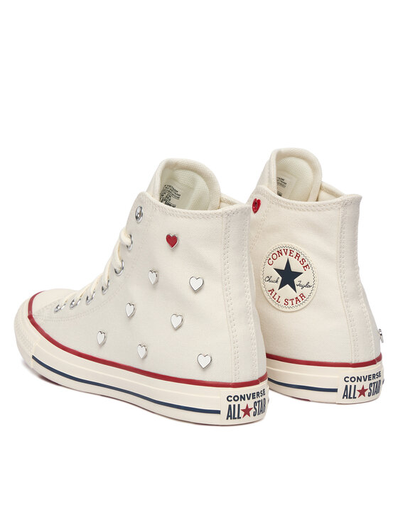 Converse Кеди Converse Chuck Taylor All Star Hearts A19055C Білий